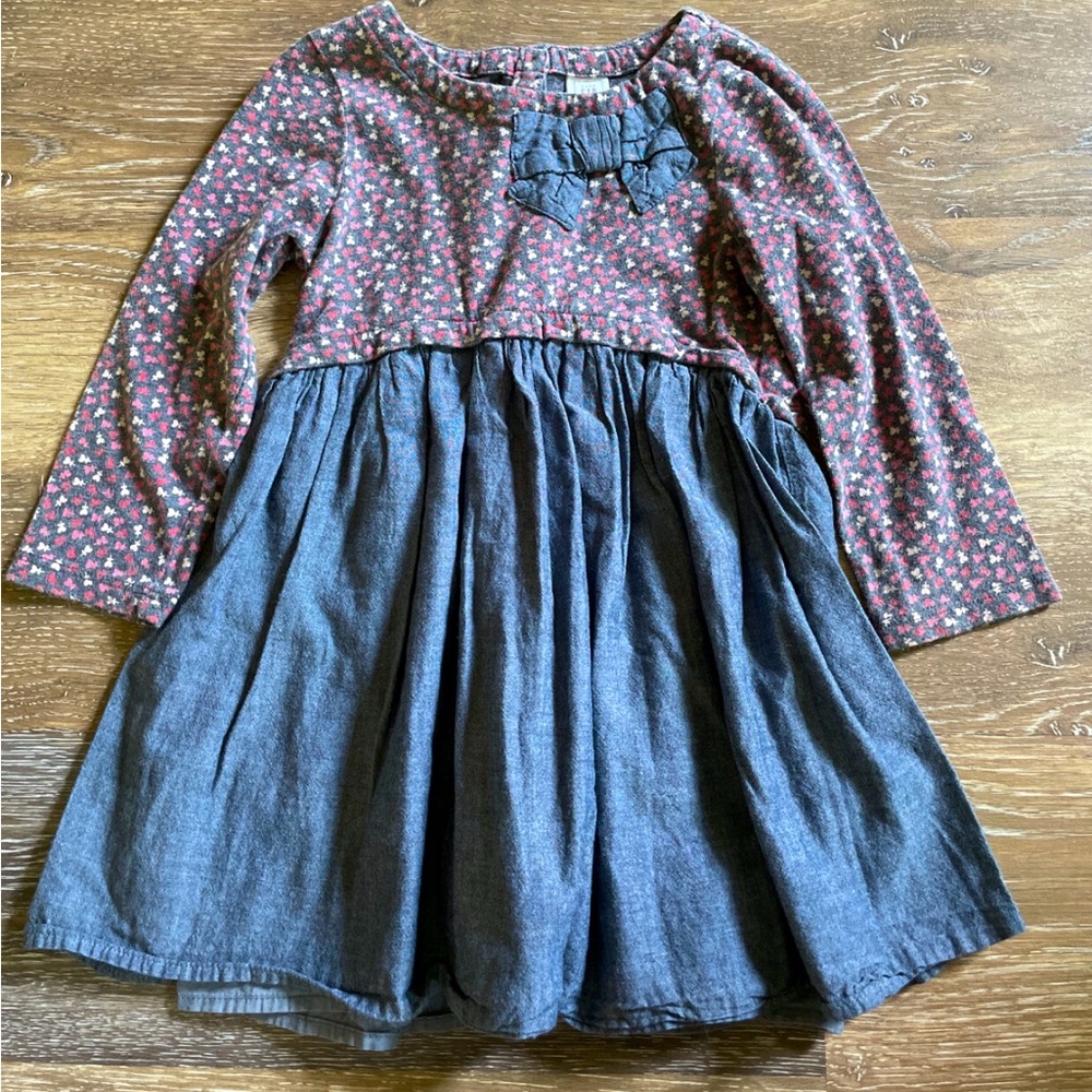 BabyGap chambray heart dress 3yr